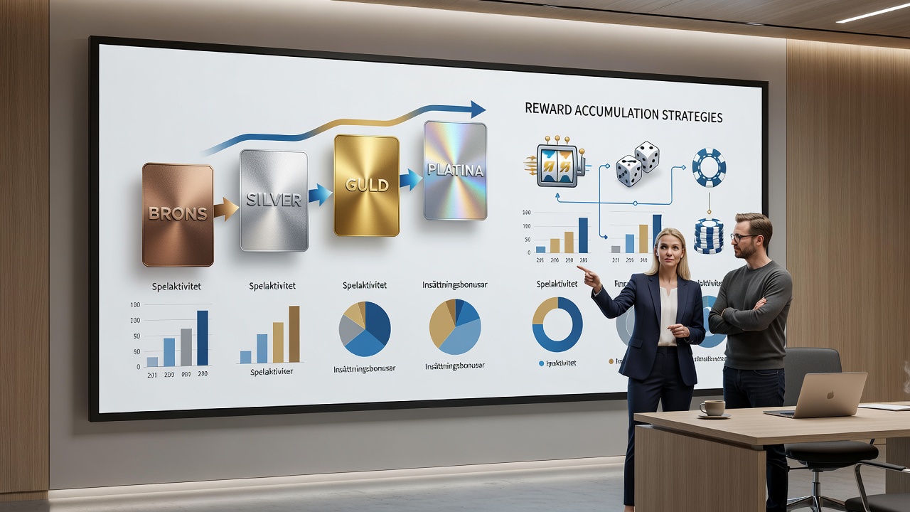 Illustration of reward redemption options available at different loyalty levels